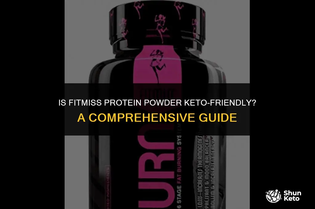is fitmiss protein powder keto friendly