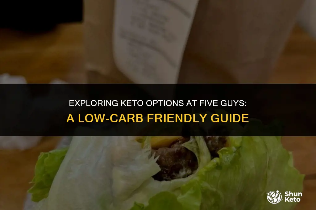 is five guys keto friendly