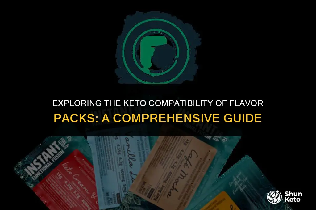 is flavor packs keto