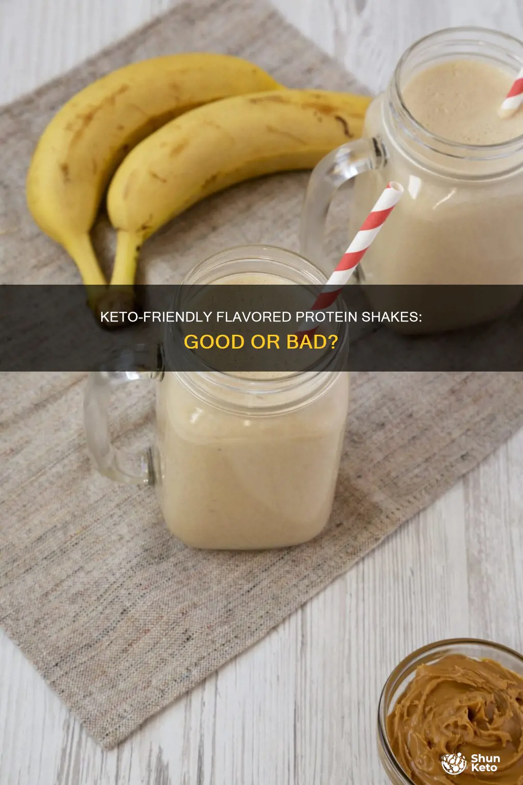 is flavored protein shake keto