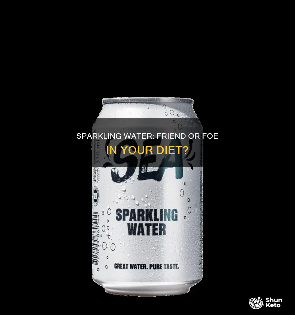 is flavored sparkling water ok during diets
