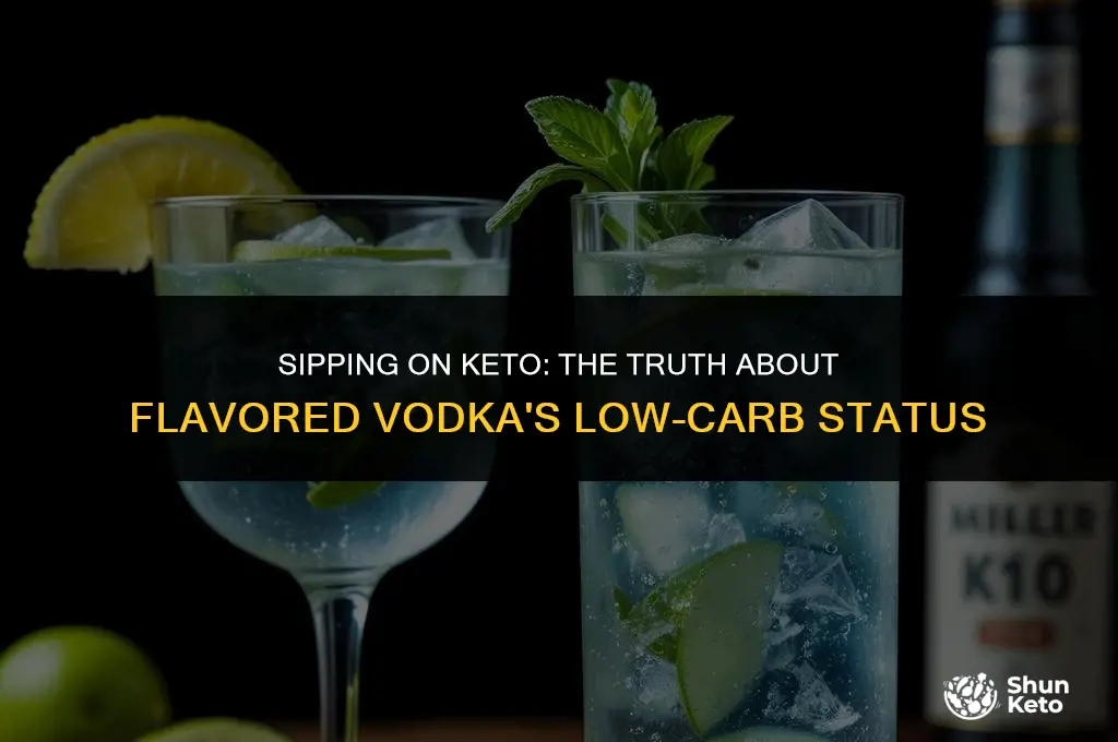 is flavored vodka keto friendly
