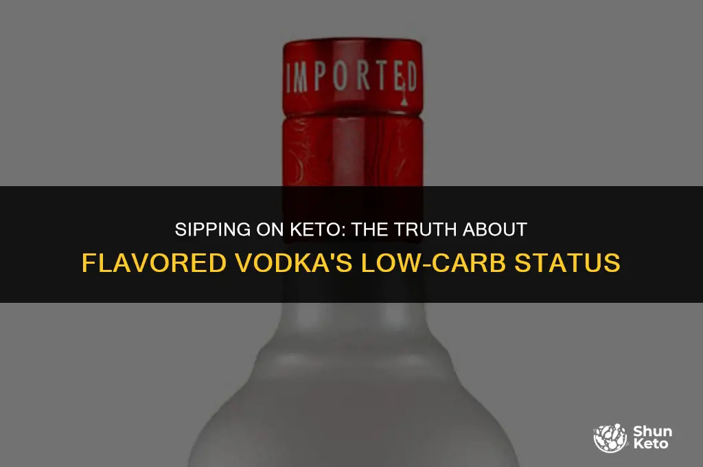 is flavored vodka keto