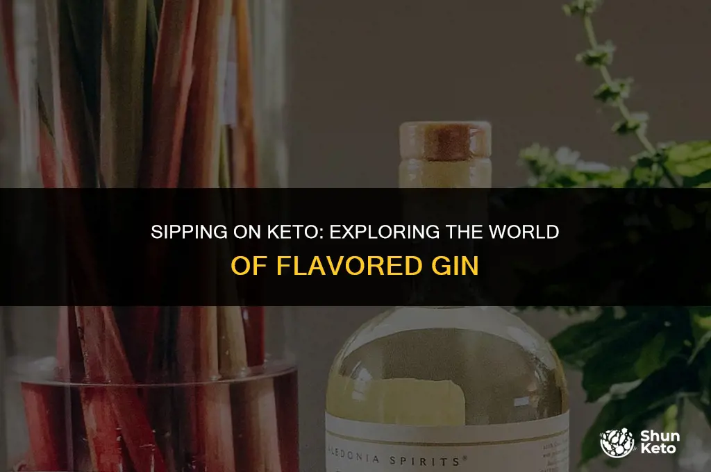 is flavoured gin keto