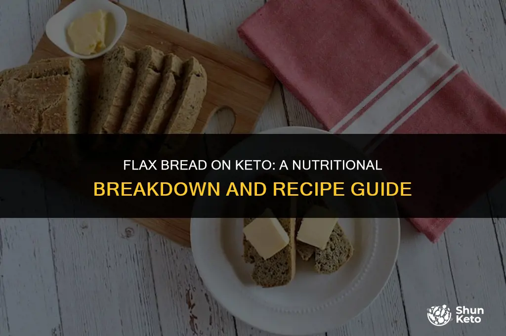 is flax bread keto friendly