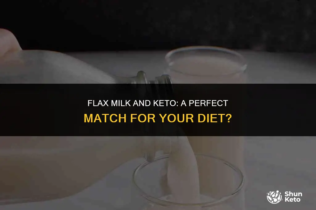 is flax milk keto friendly