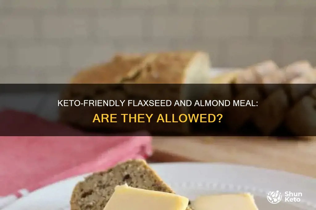 is flaxseed and almond meal allowed in keto diet