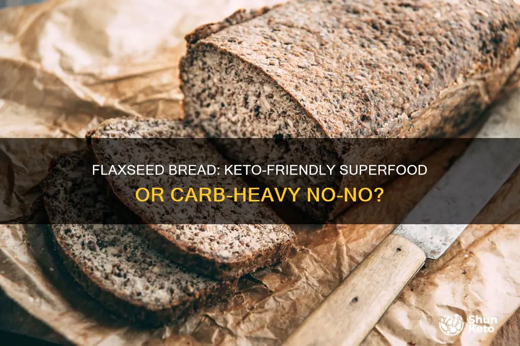 is flaxseed bread keto