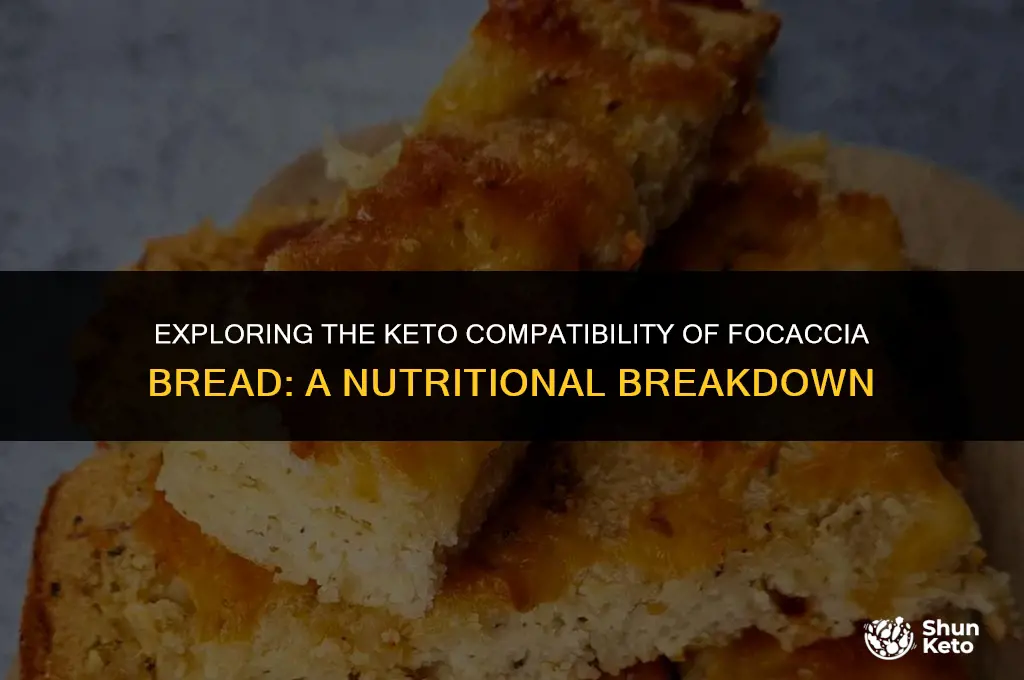 is focaccia bread keto friendly