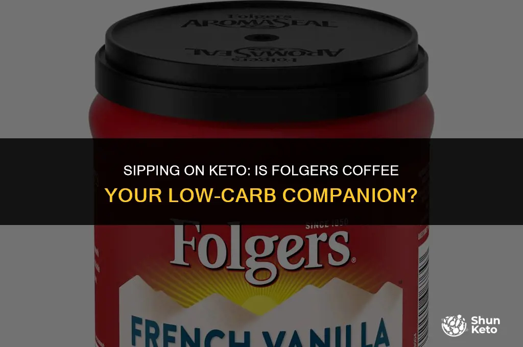 is folgers coffee keto friendly