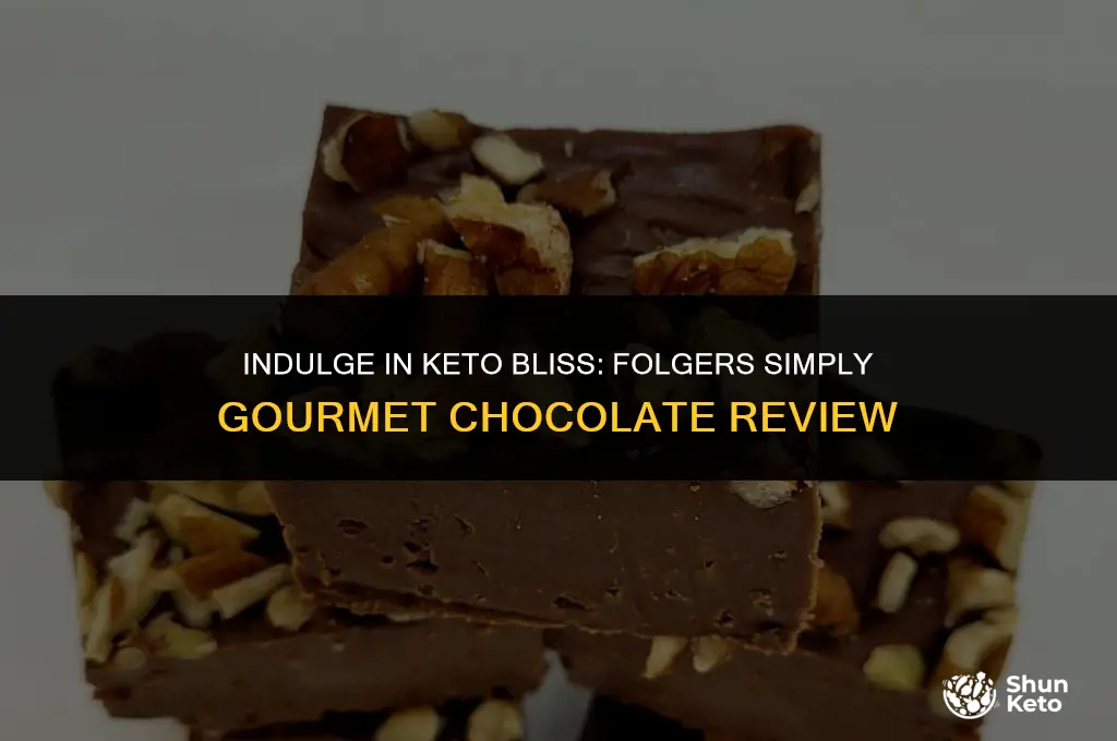 is folgers simply gourmet chocolate keto friendly