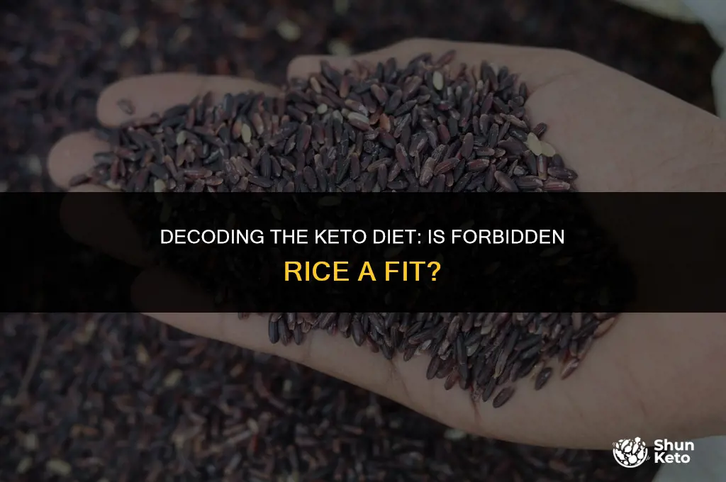 is forbidden rice keto