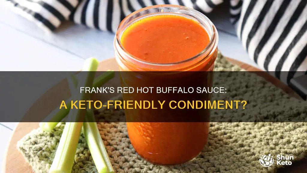 is franks red hot buffalo sauce keto