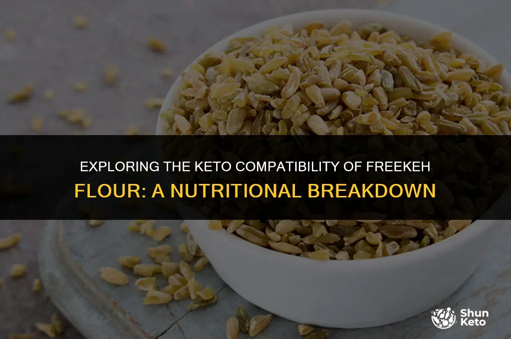 is freekeh flour keto friendly