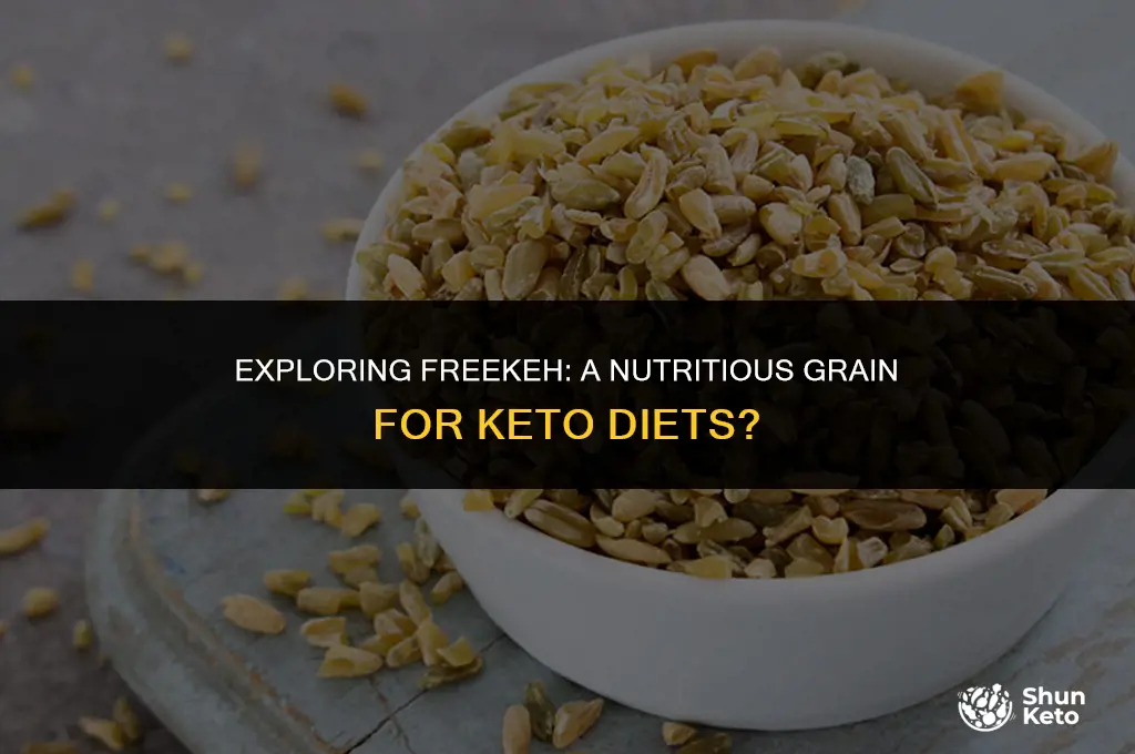 is freekeh keto friendly