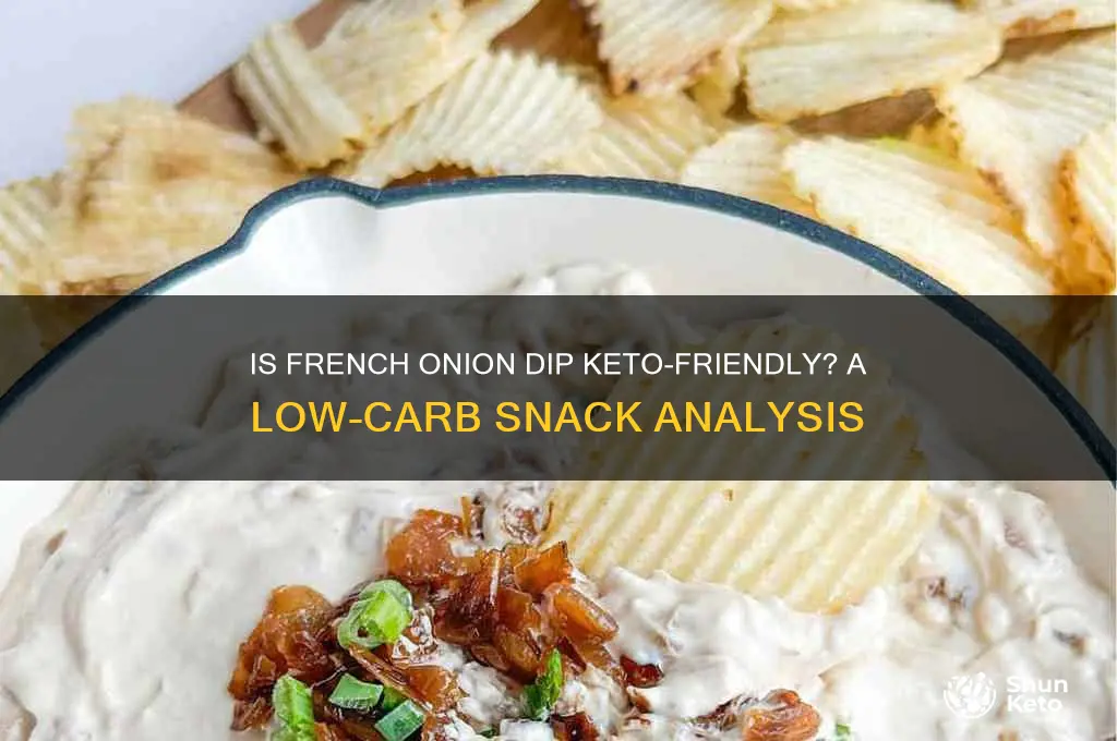 is french onion dip keto