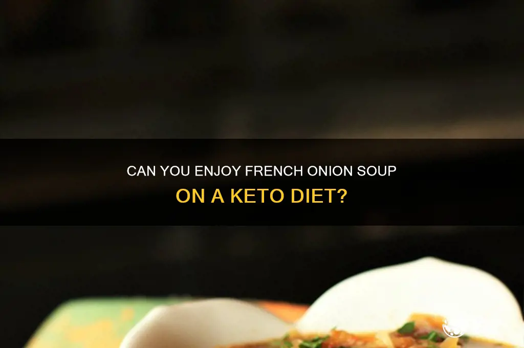 is french onion soup allowed on keto diet