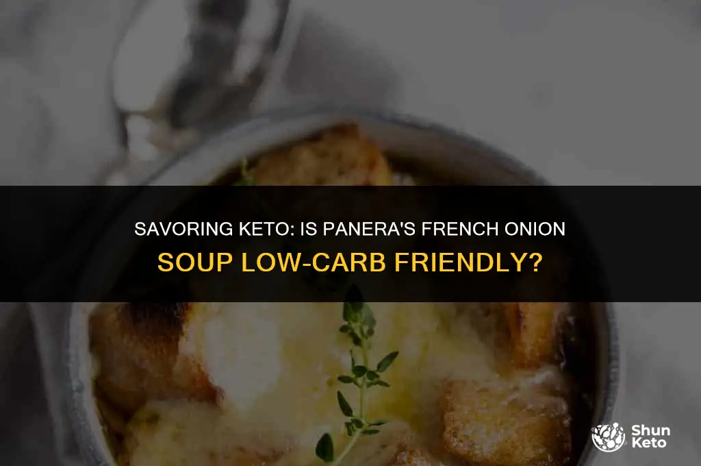 is french onion soup from panera keto