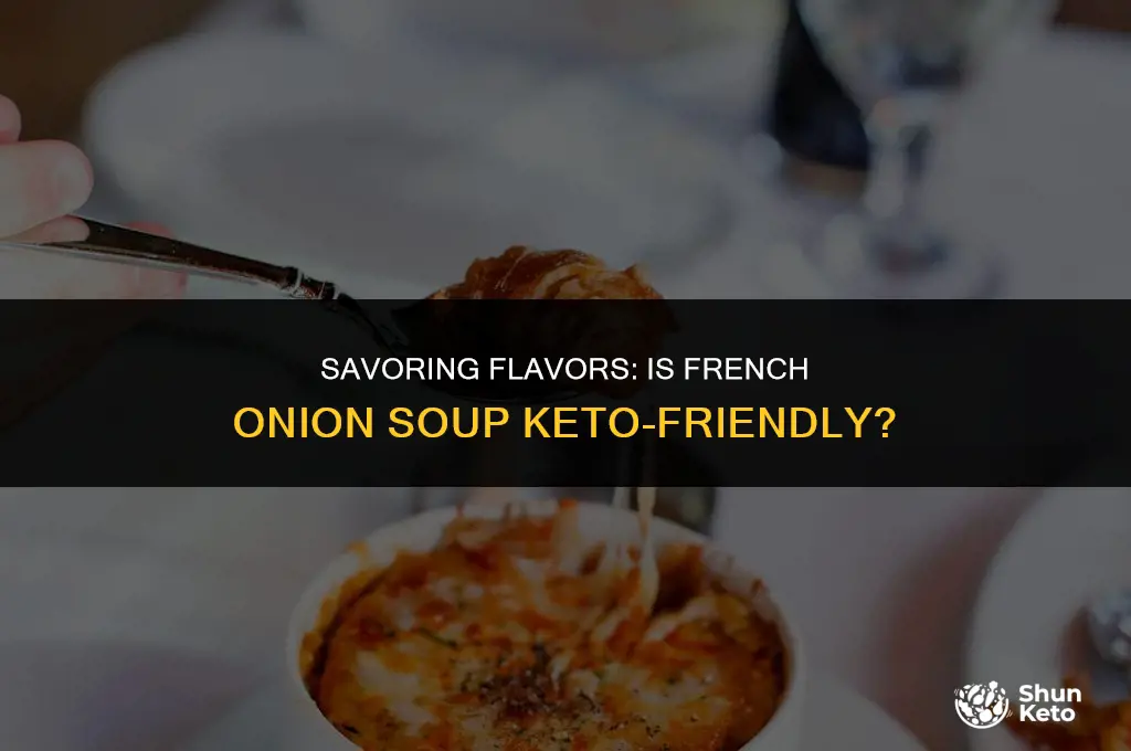is french onion soup keto-friendly