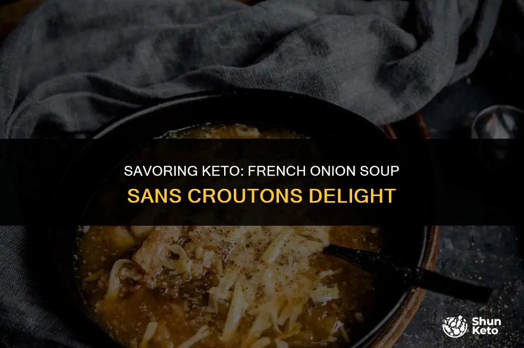 is french onion soup keto without croutons