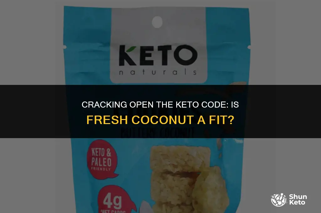 is fresh coconut keto