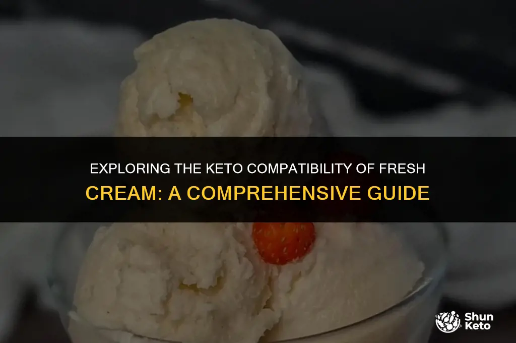 is fresh cream keto friendly