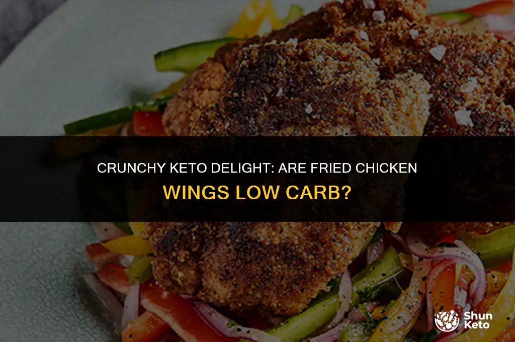 is fried chicken wings keto friendly