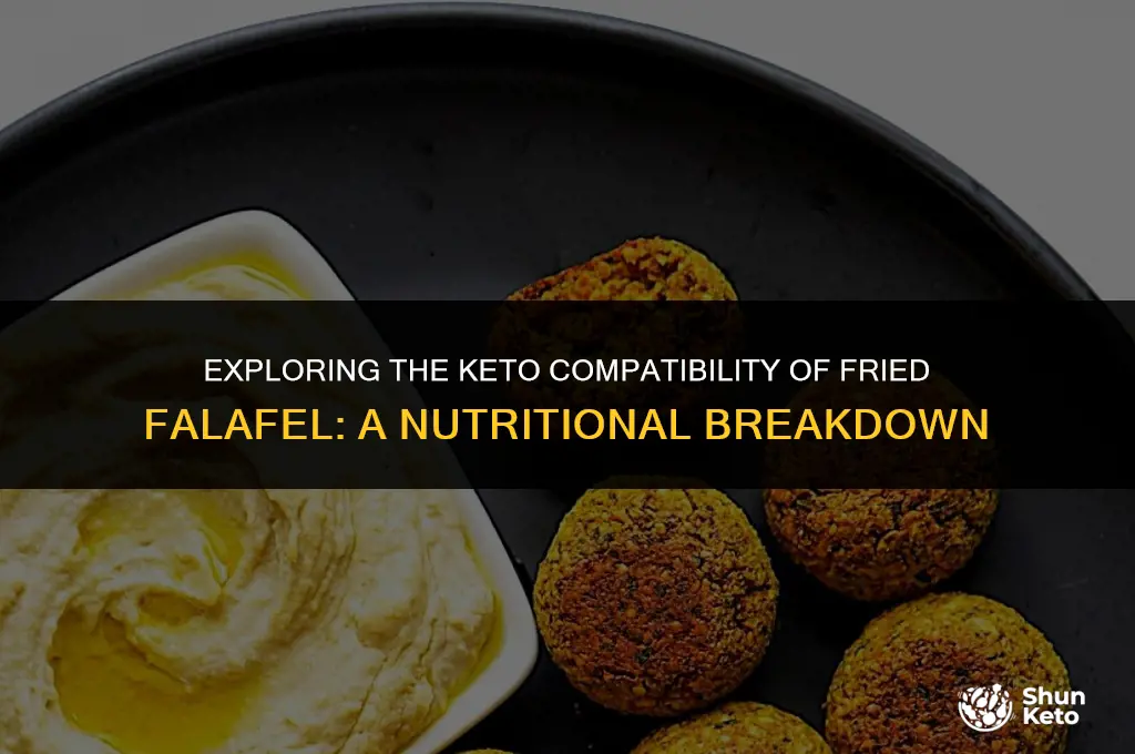is fried falafel keto