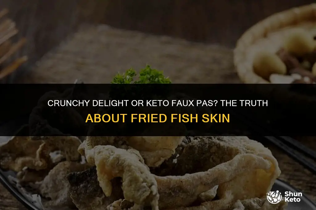 is fried fish skin keto friendly