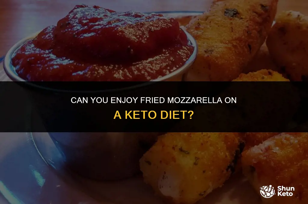 is fried mozzarella keto