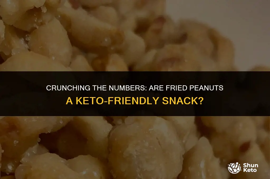 is fried peanuts keto friendly