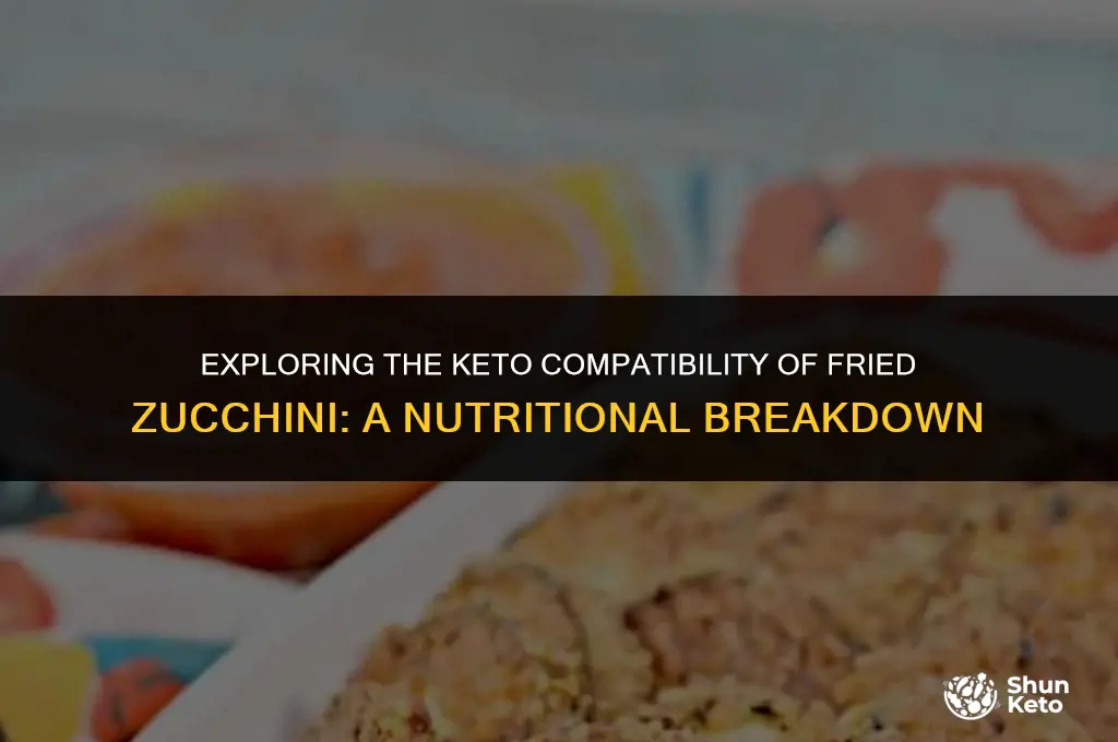 is fried zucchini keto friendly