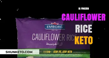 Exploring the Keto-Friendly Potential of Frozen Cauliflower Rice