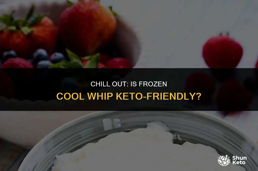is frozen cool whip keto