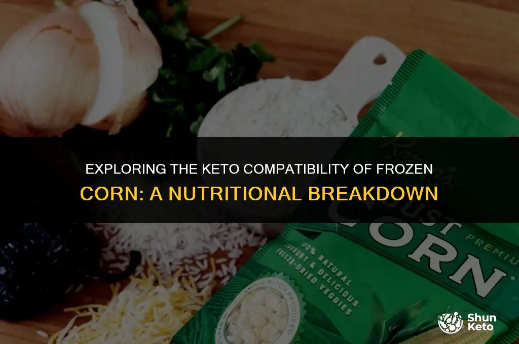 is frozen corn keto friendly