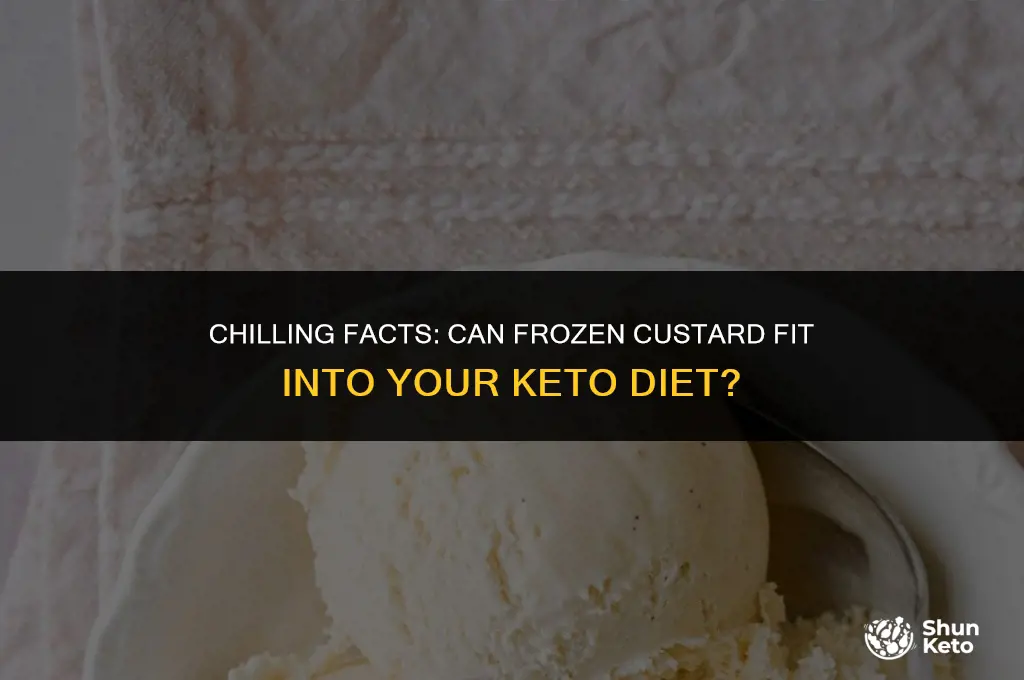 is frozen custard keto-friendly
