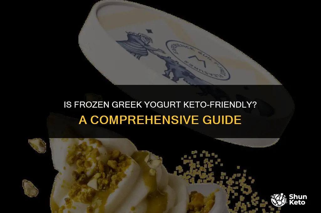is frozen greek yogurt keto