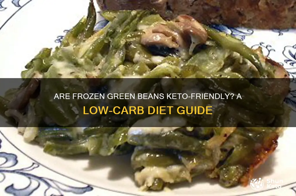is frozen green beans part of the keto diet