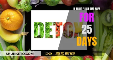 Fruit Flush Diet: Safe for 25 Days?