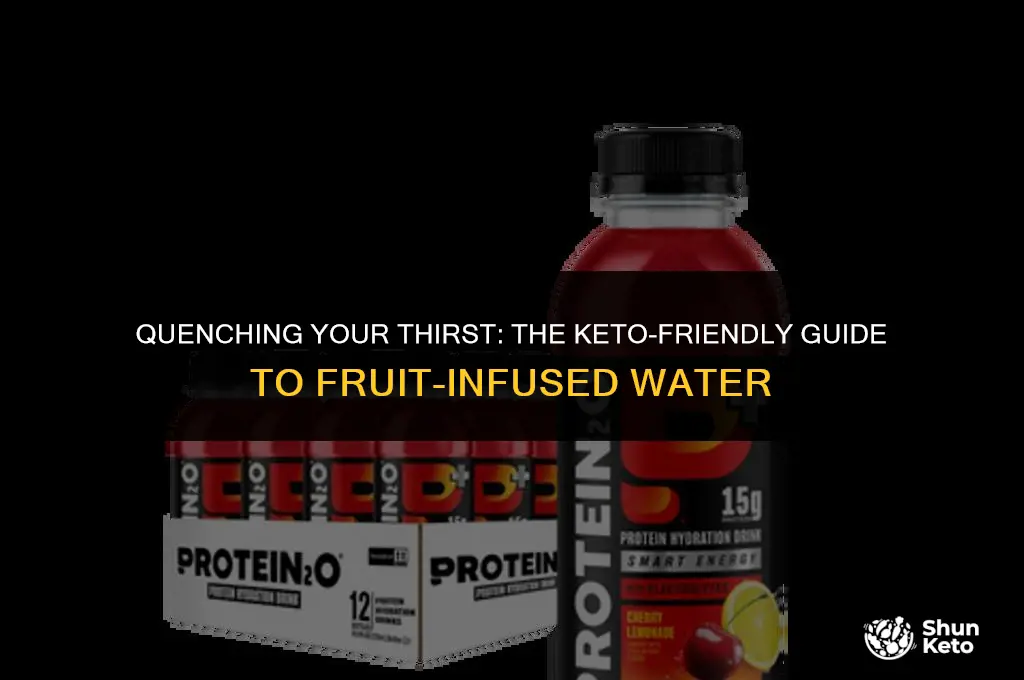 is fruit infused water keto friendly