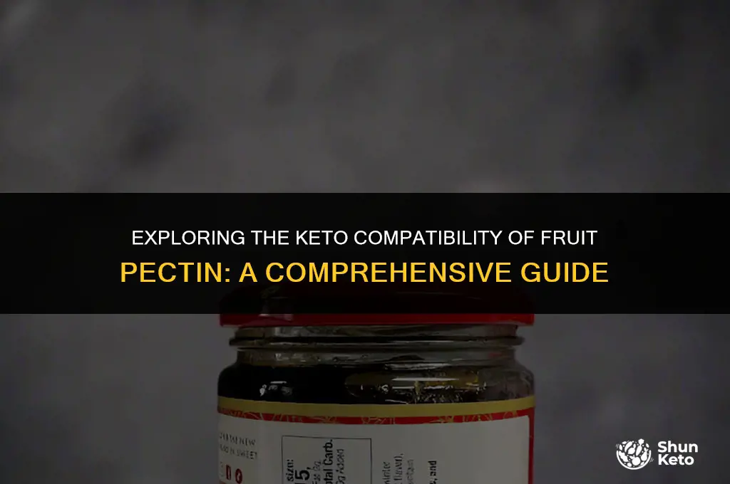 is fruit pectin keto friendly