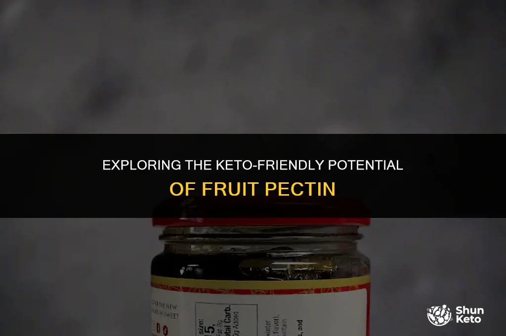 is fruit pectin keto