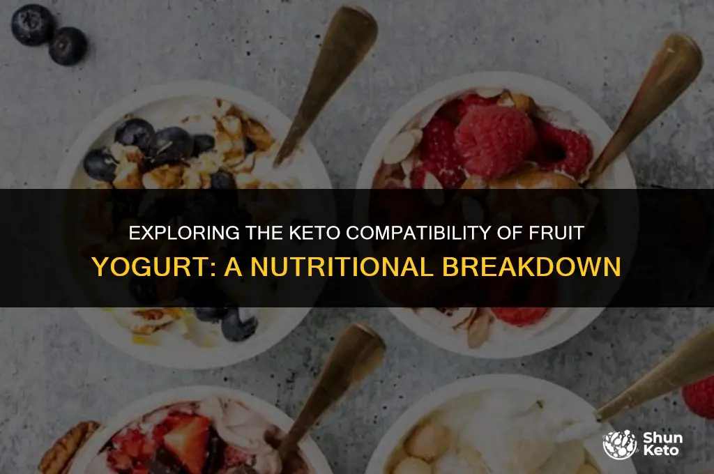 is fruit yogurt keto friendly