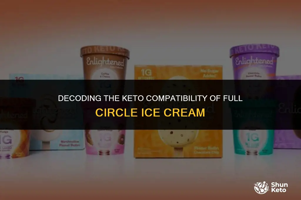 is full circle ice cream keto friendly