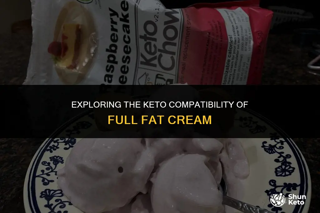 is full fat cream keto friendly