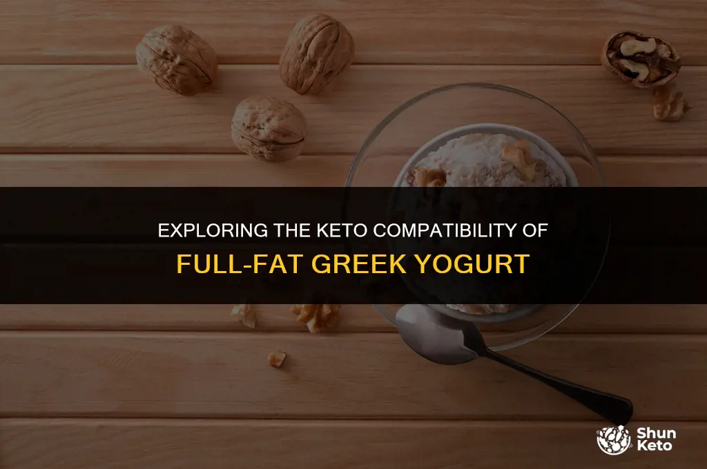 is full fat greek yogurt keto friendly