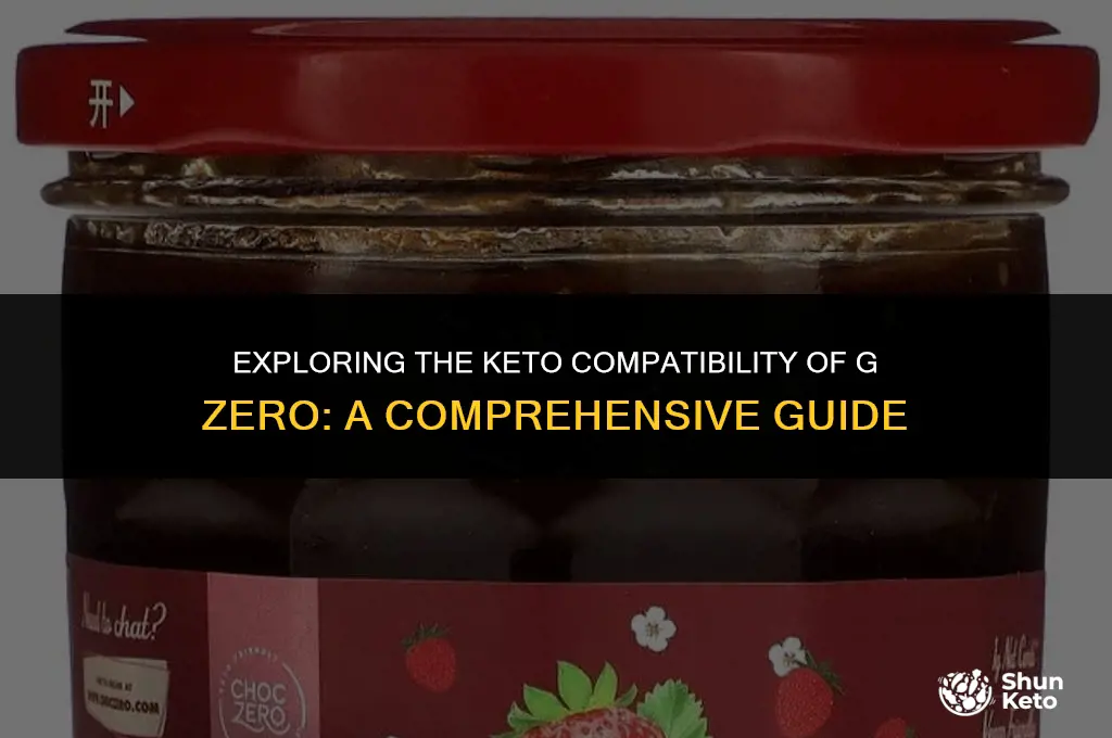 is g zero keto friendly