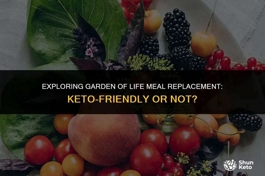 is garden of life meal replacement keto friendly