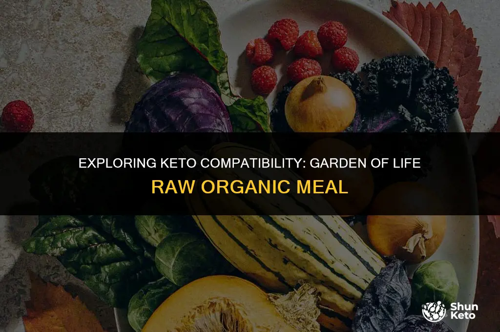 is garden of life raw organic meal keto friendly