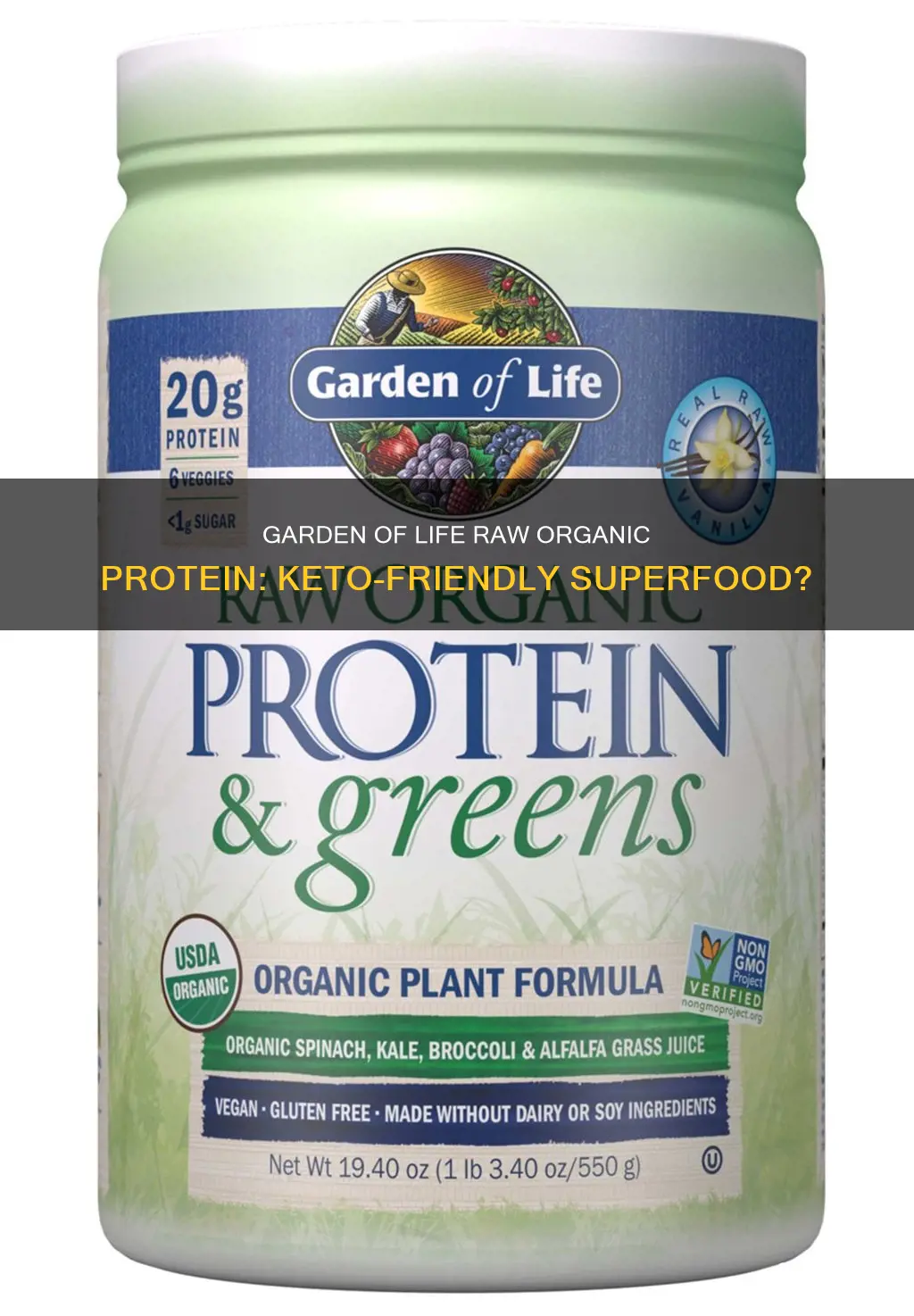 is garden of life raw organic protein keto